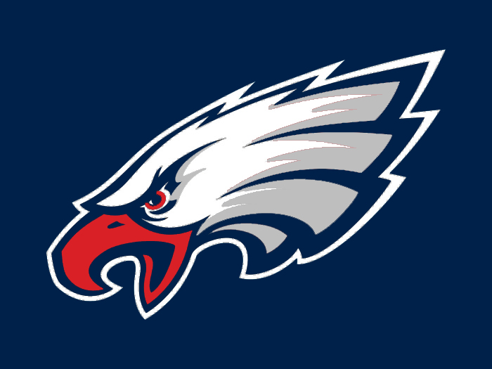 Philadelphia to New England colors logo iron on transfers